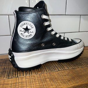New Converse Run Star Hike Snakeskin Blue Metallic Black Women Sneaker 173081C